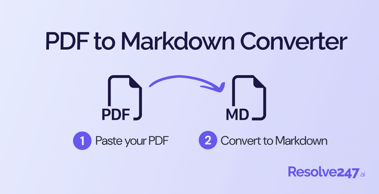 PDF to Markdown converter — free, no signup