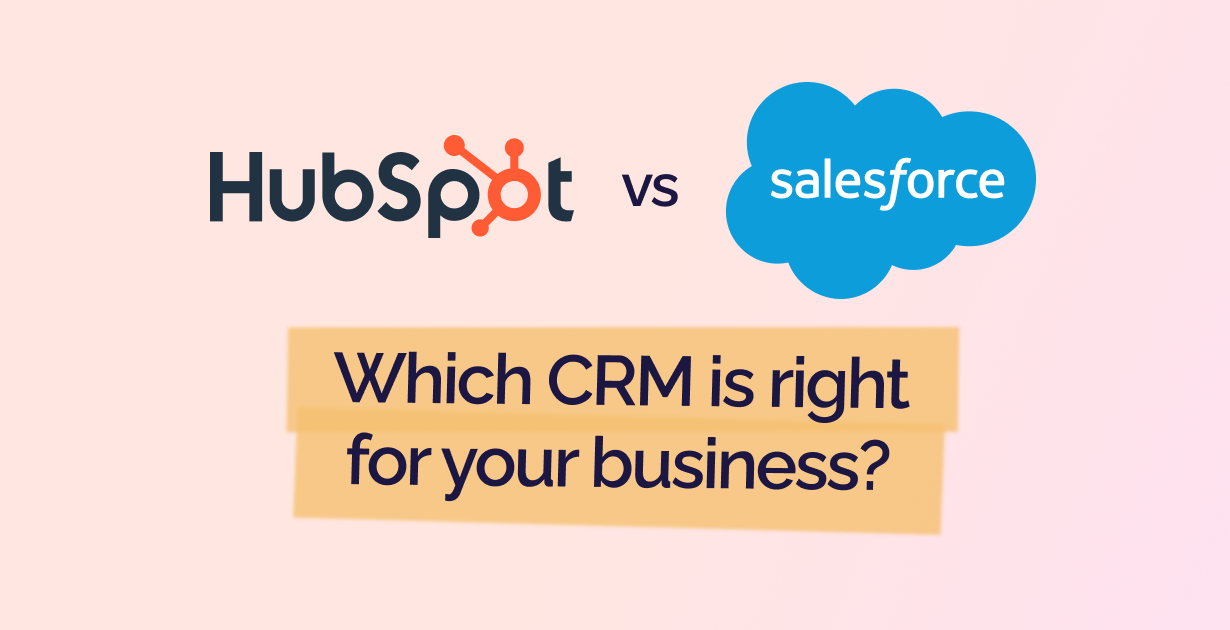 hubspot and salesforce logos