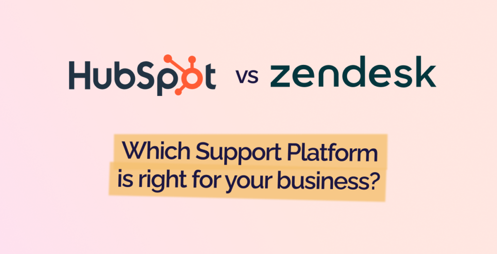 hubspot vs zendesk both logos showing