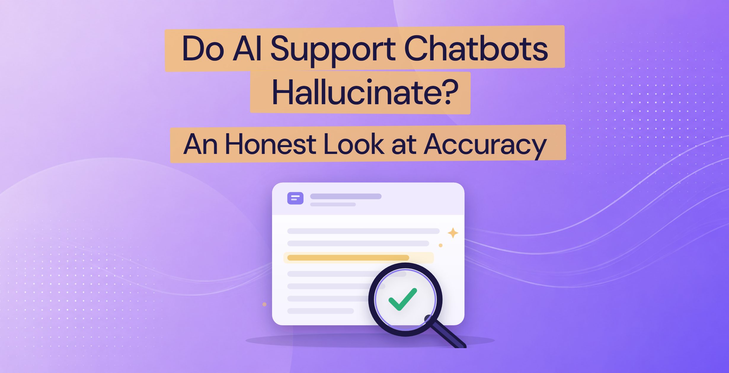 Do AI support chatbots hallucinate? A grounded, cited answer being checked against its source document